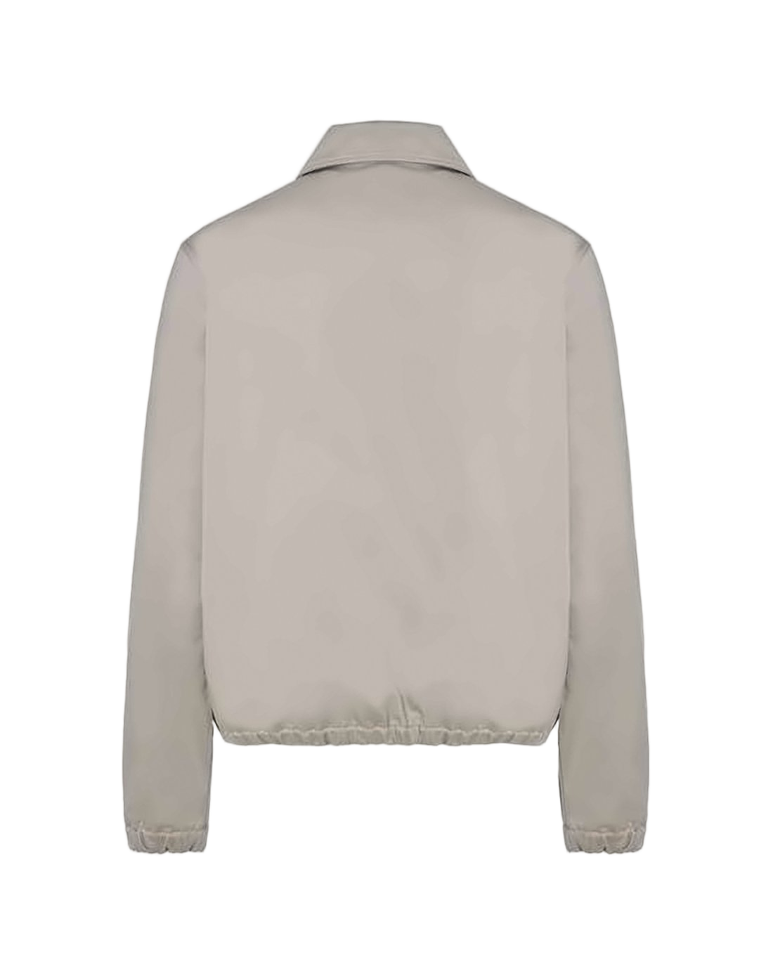 Minimalist Cotton Jacket with Front Zipper