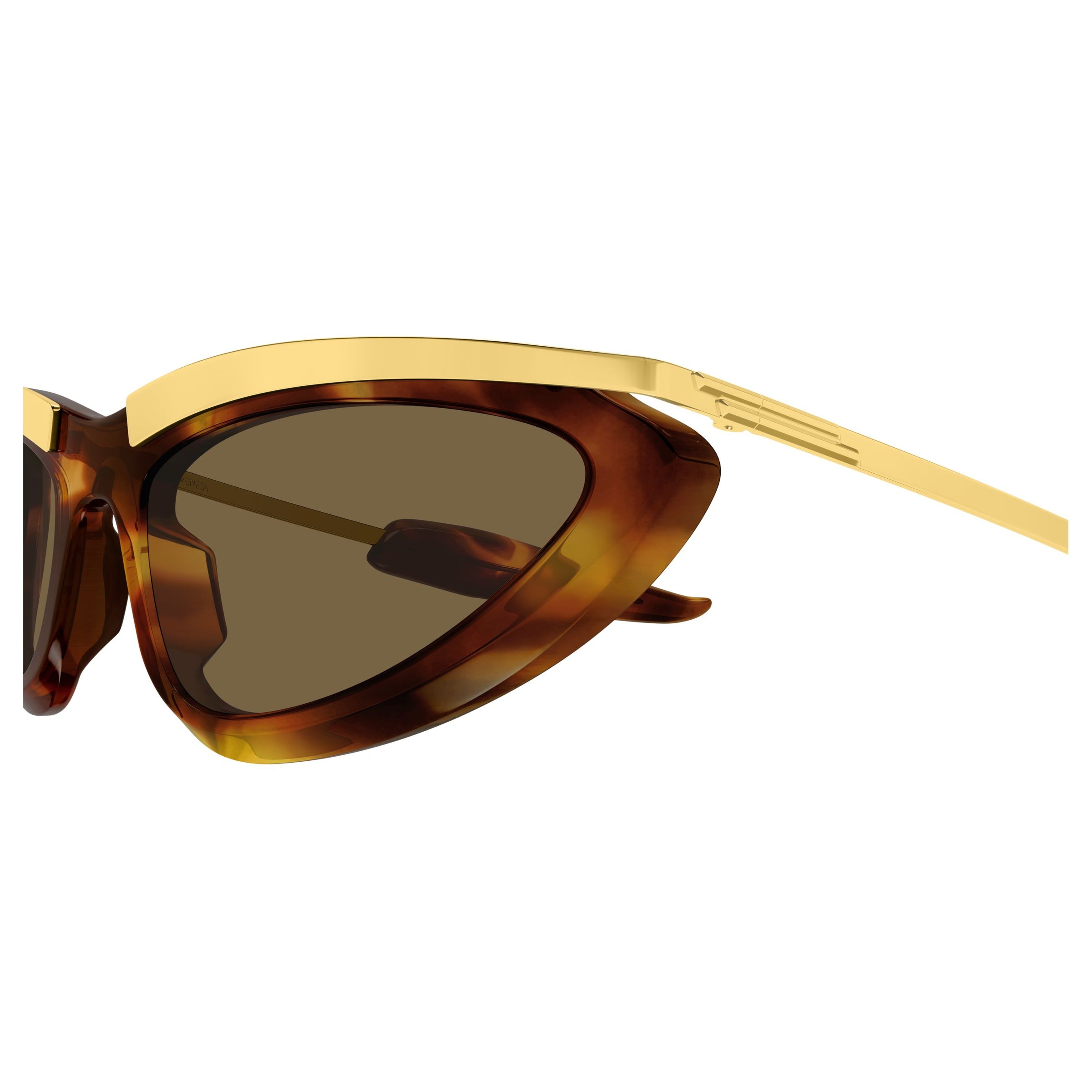 Tortoiseshell Bv1477s Gold Accent Cat-Eye Sunglasses