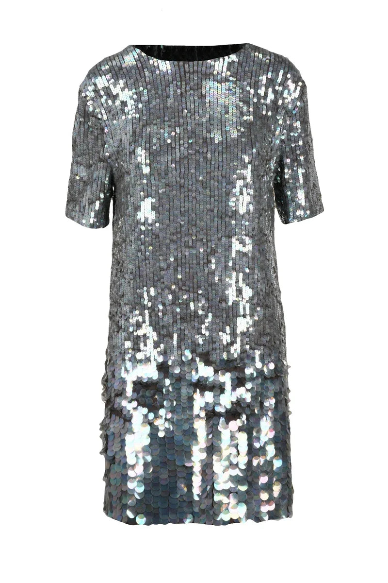 Sequin Dress - Silver