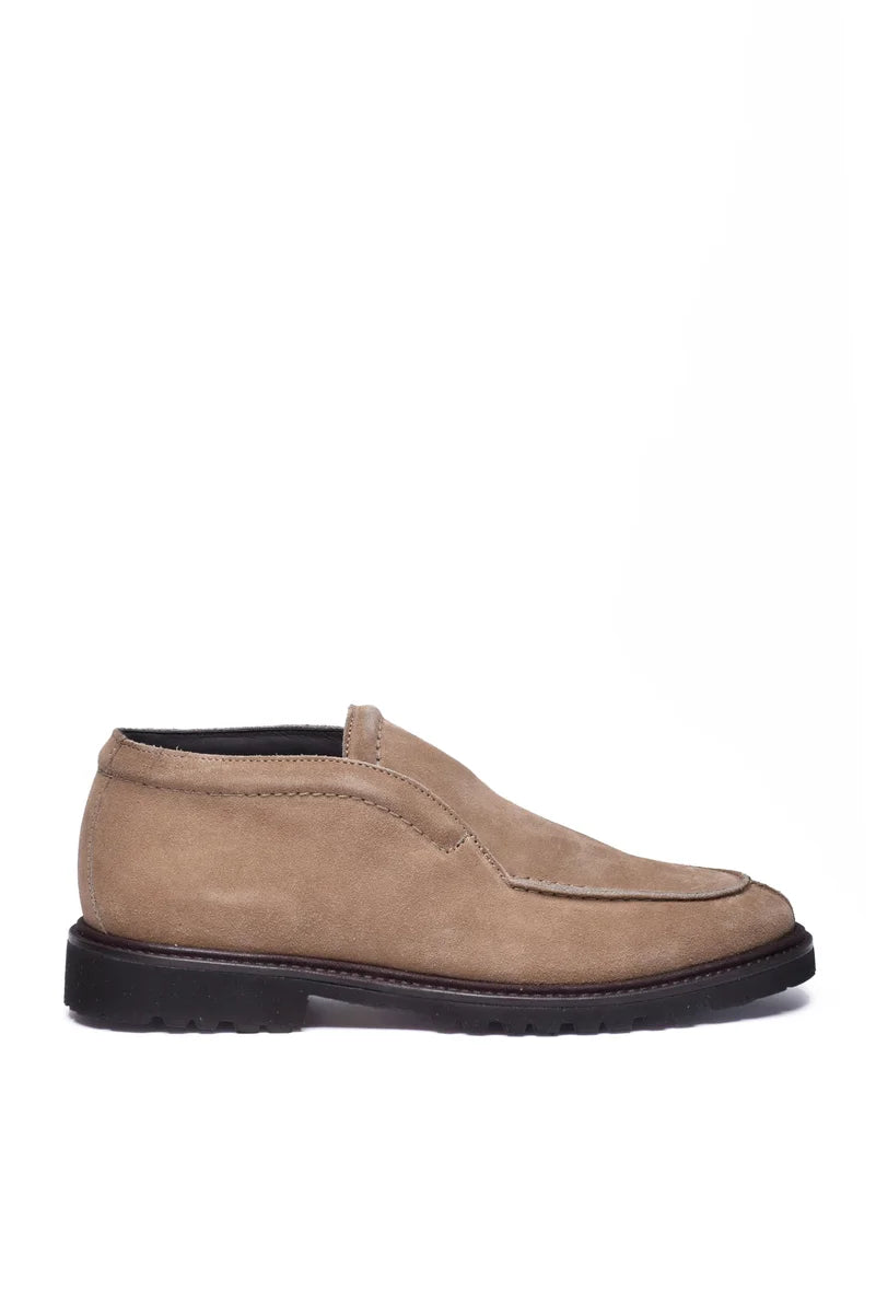 Suede Boots - Beige