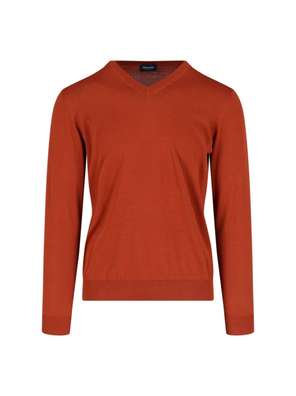 V-Neck Sweater – Orange