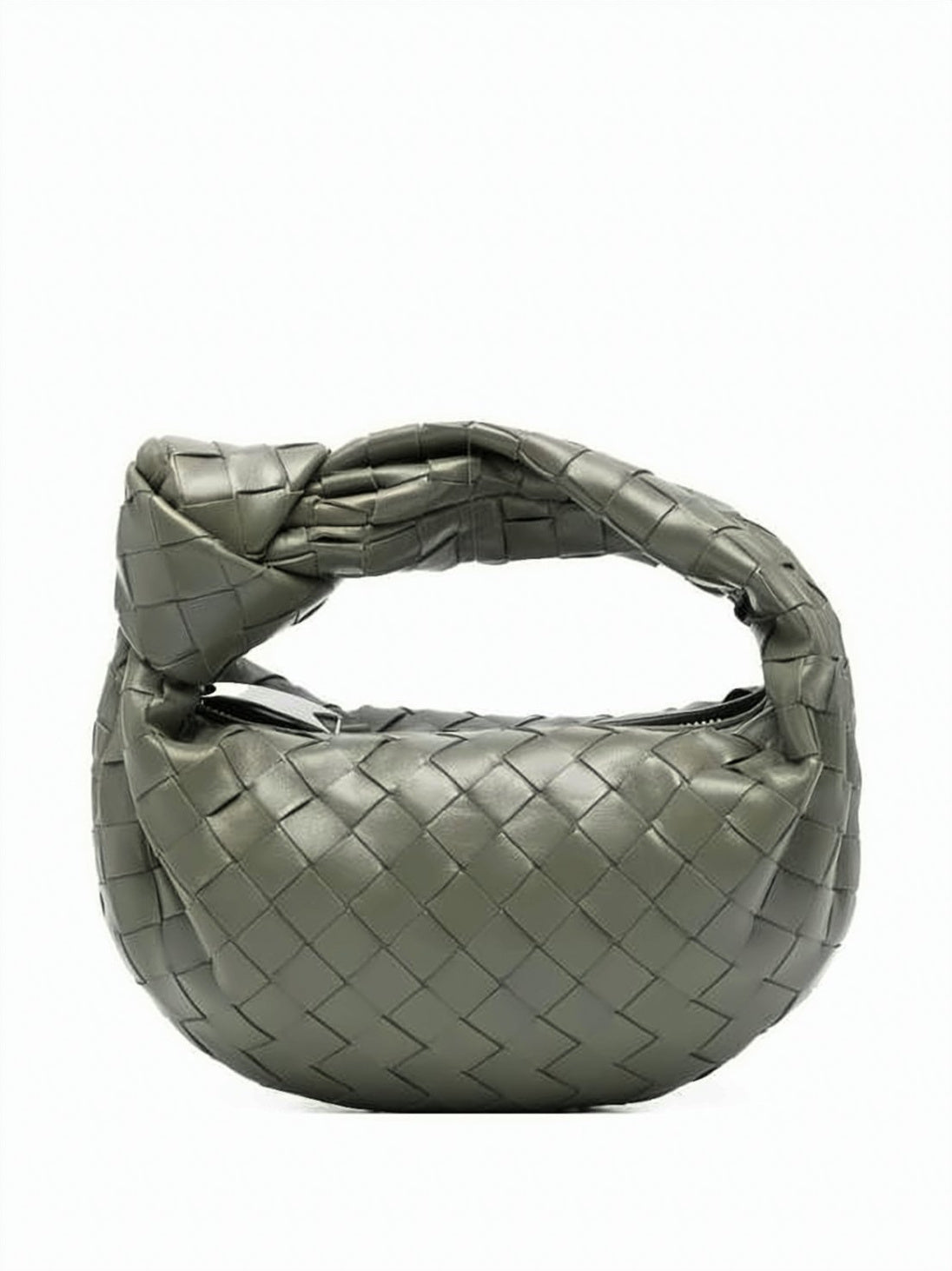 Pink Mini Jodie Woven Lambskin Bag