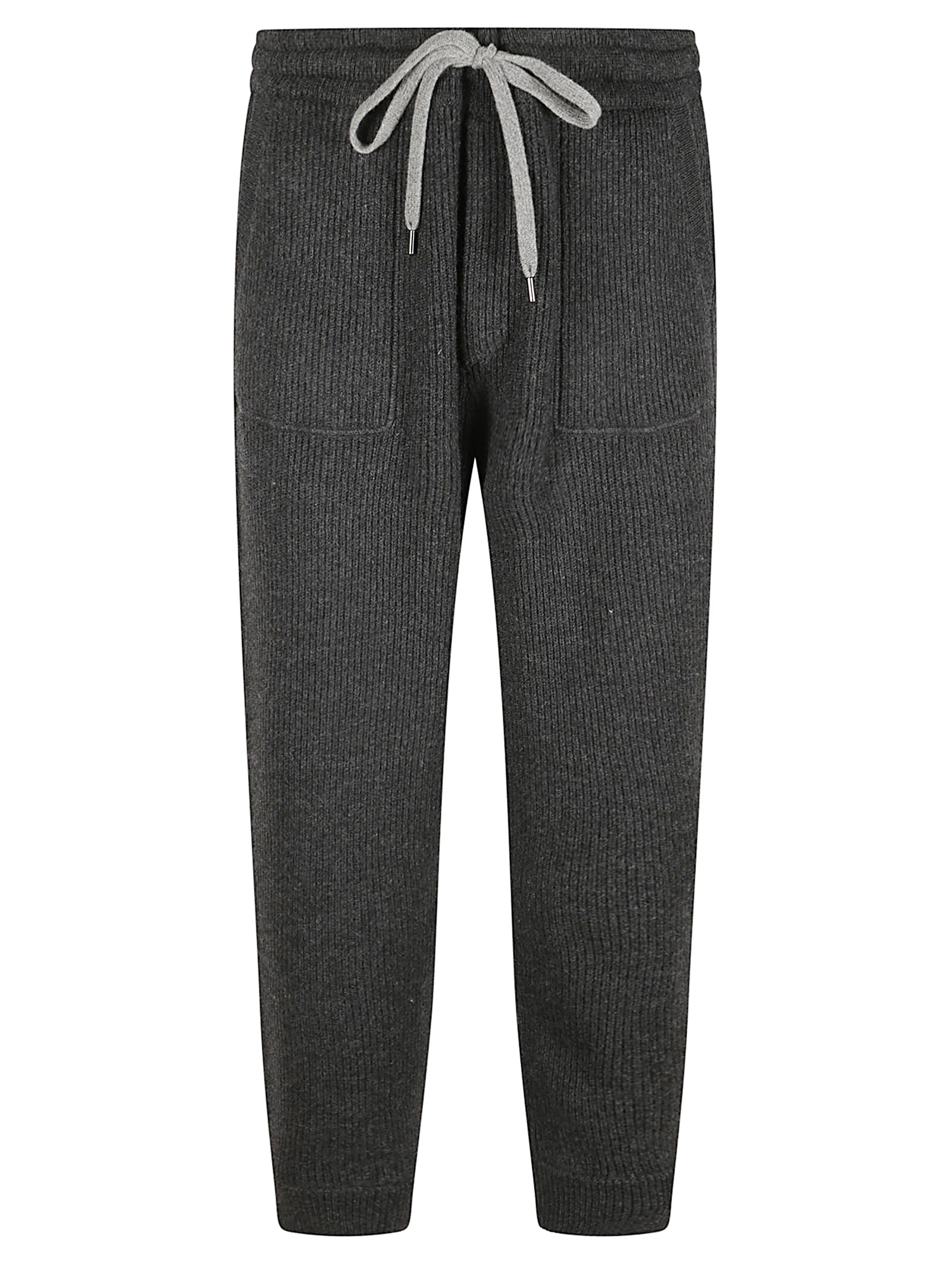 Ribbed Knit Casual Pants