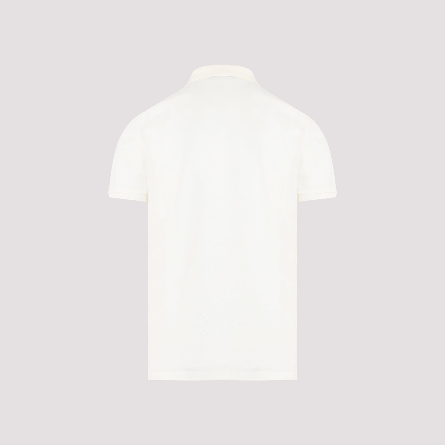 Short Sleeve Cream Cotton Polo