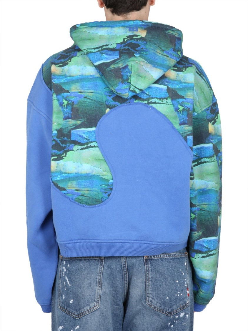 Relaxed-Fit Hoodie With Front Print