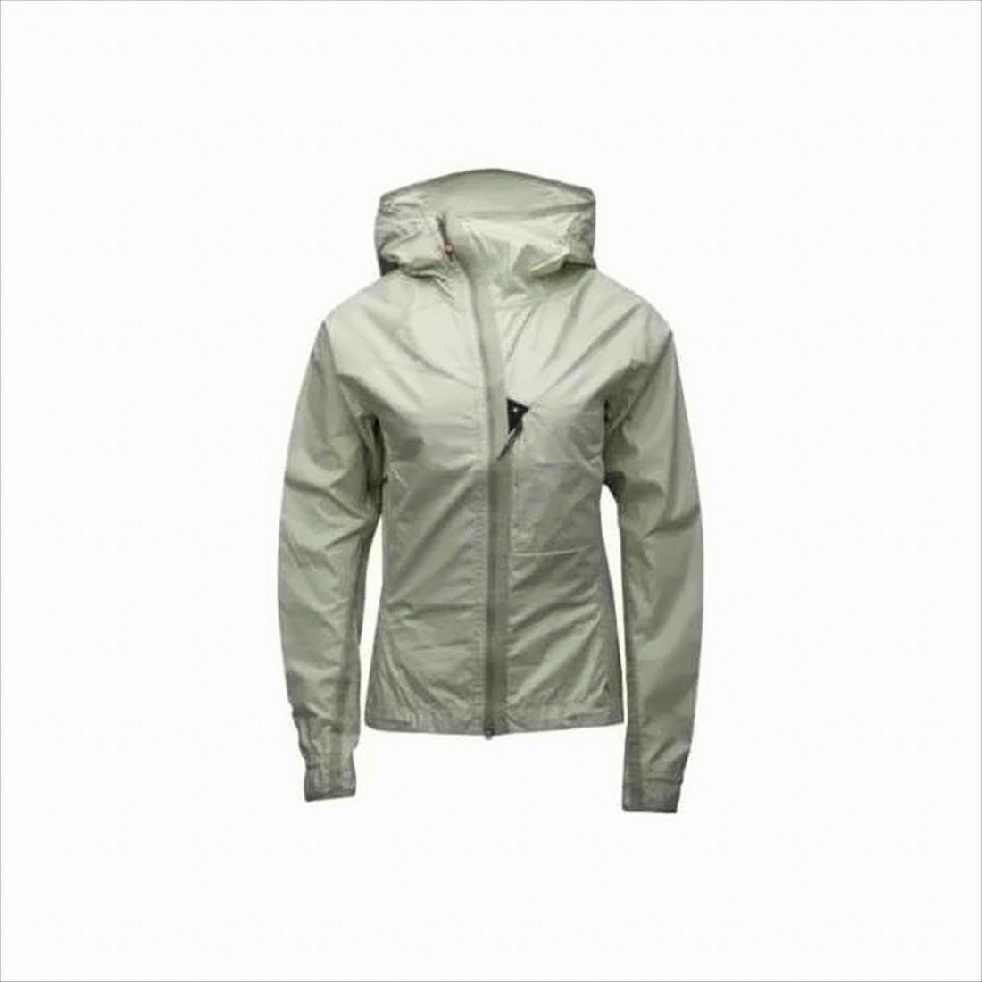 Lightweight Fitted Jacket with Hood and Zipper Closure