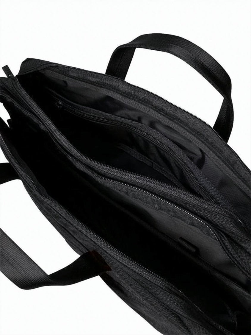 Rectangular Nylon Tote Bag With Versatile Carrying Options