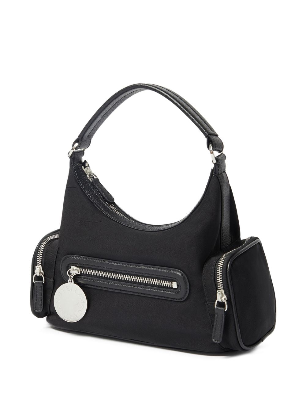 Compact Black Polyamide Bag