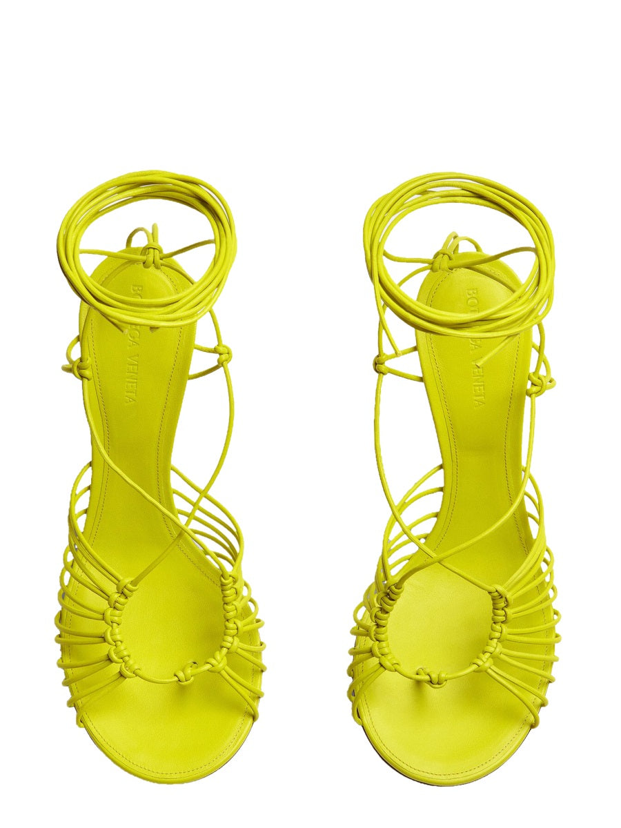 Refined High Heel Leather Sandal with Minimalist Design