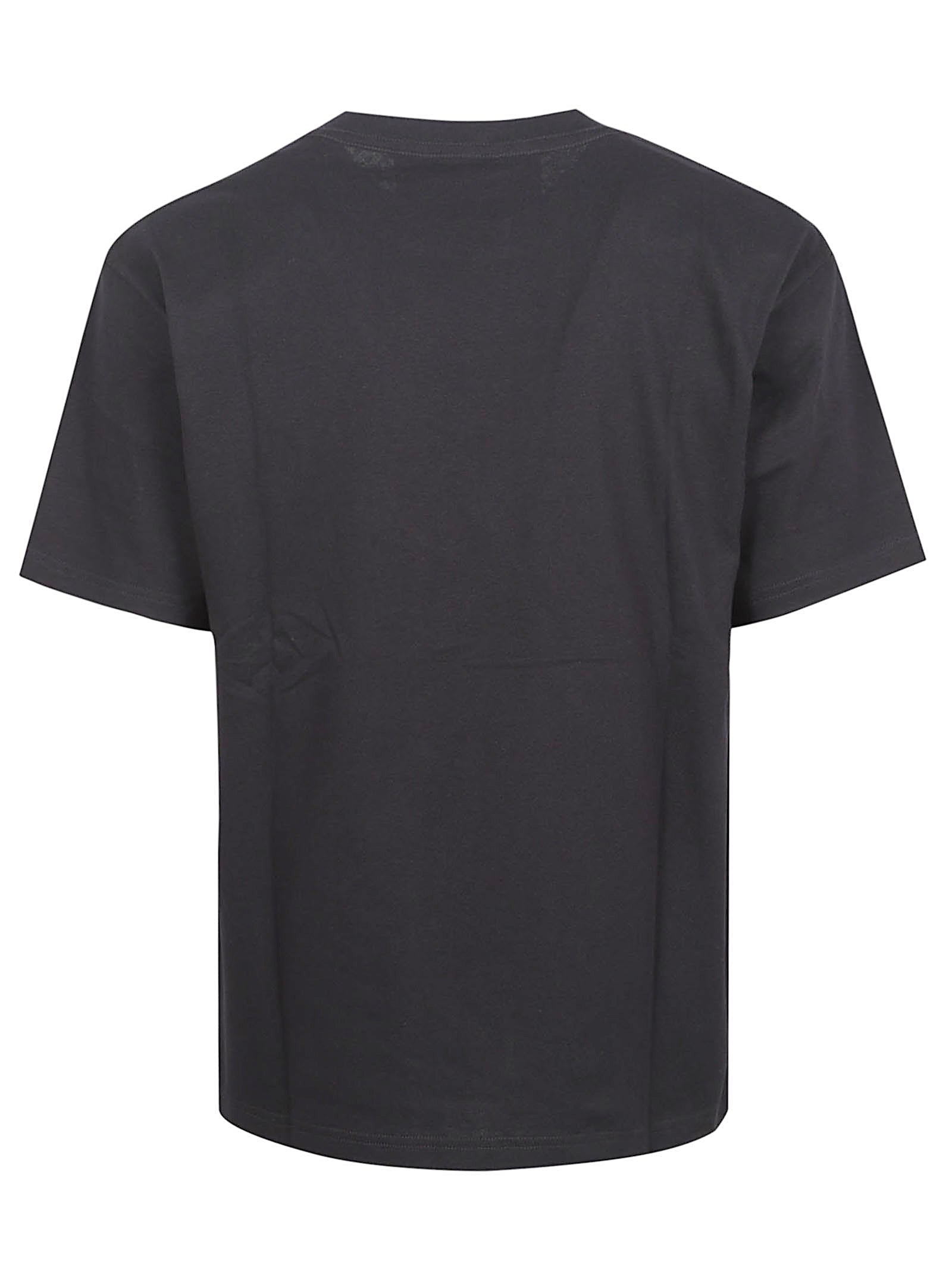 Pure Cotton T-Shirt with Contrasting Logo Print