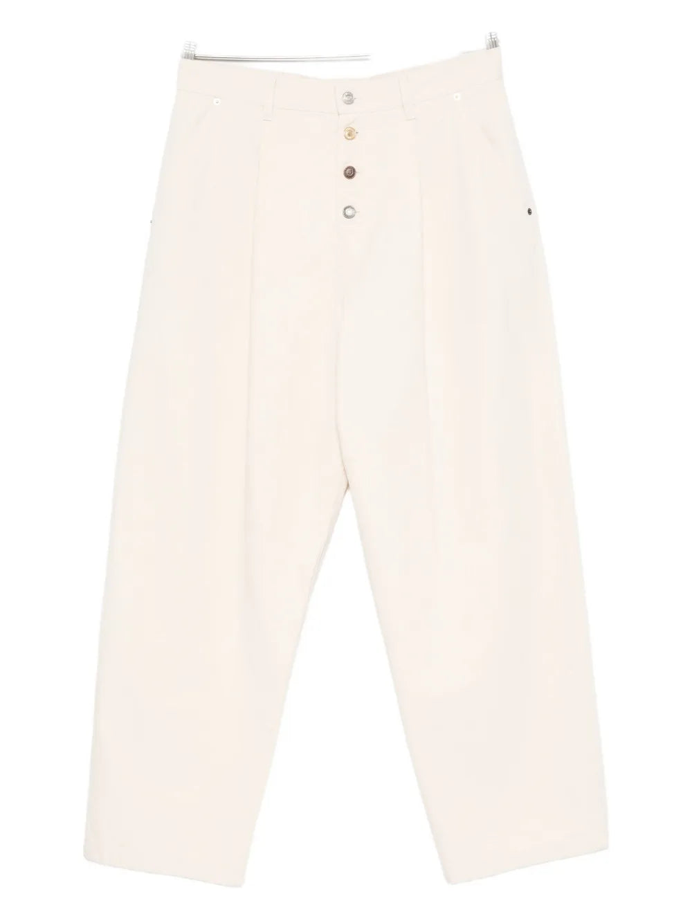 Tailored Trousers With Straight Leg Cut