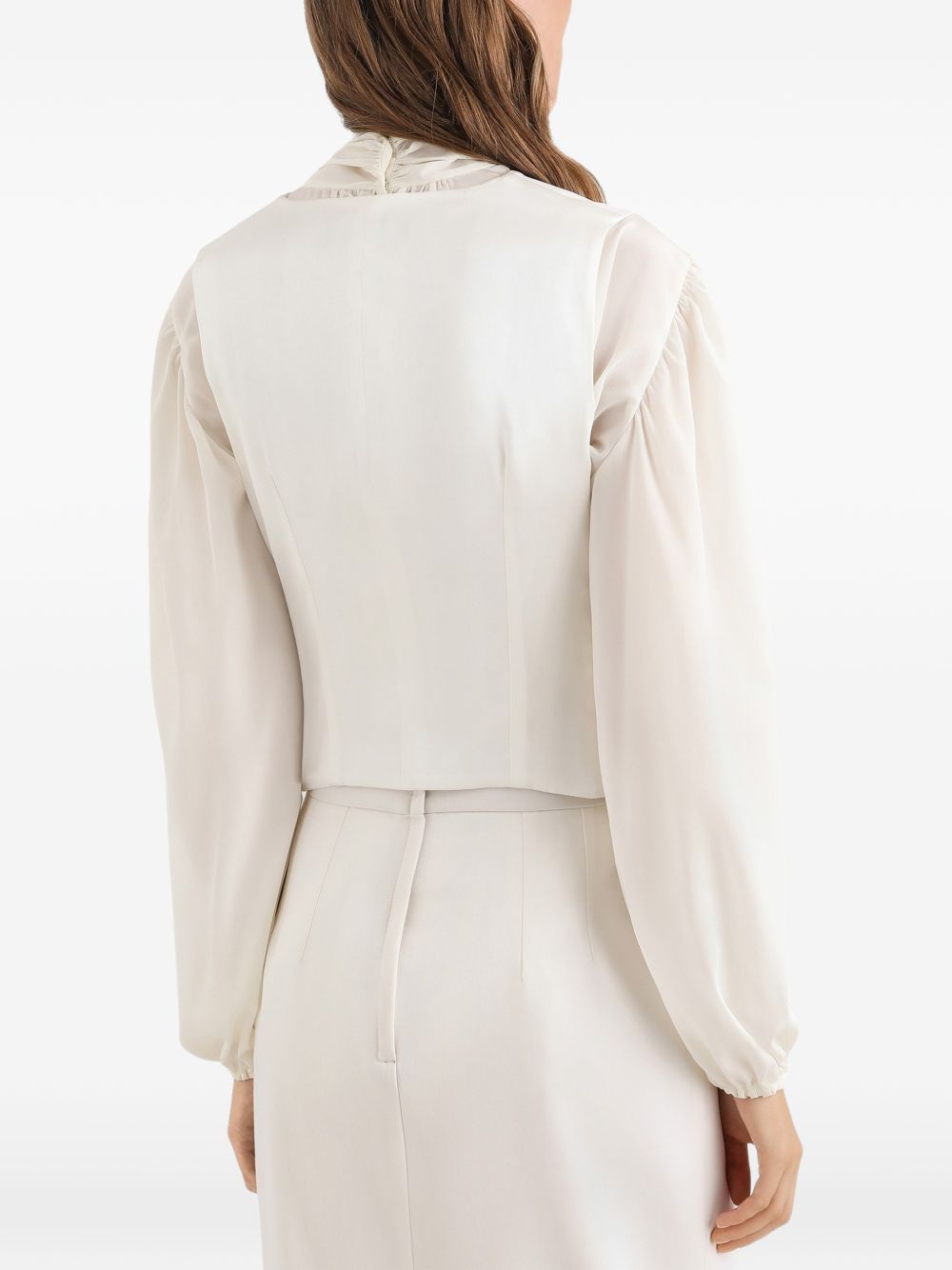 Sleeveless Tailored Jacket With V-Neckline