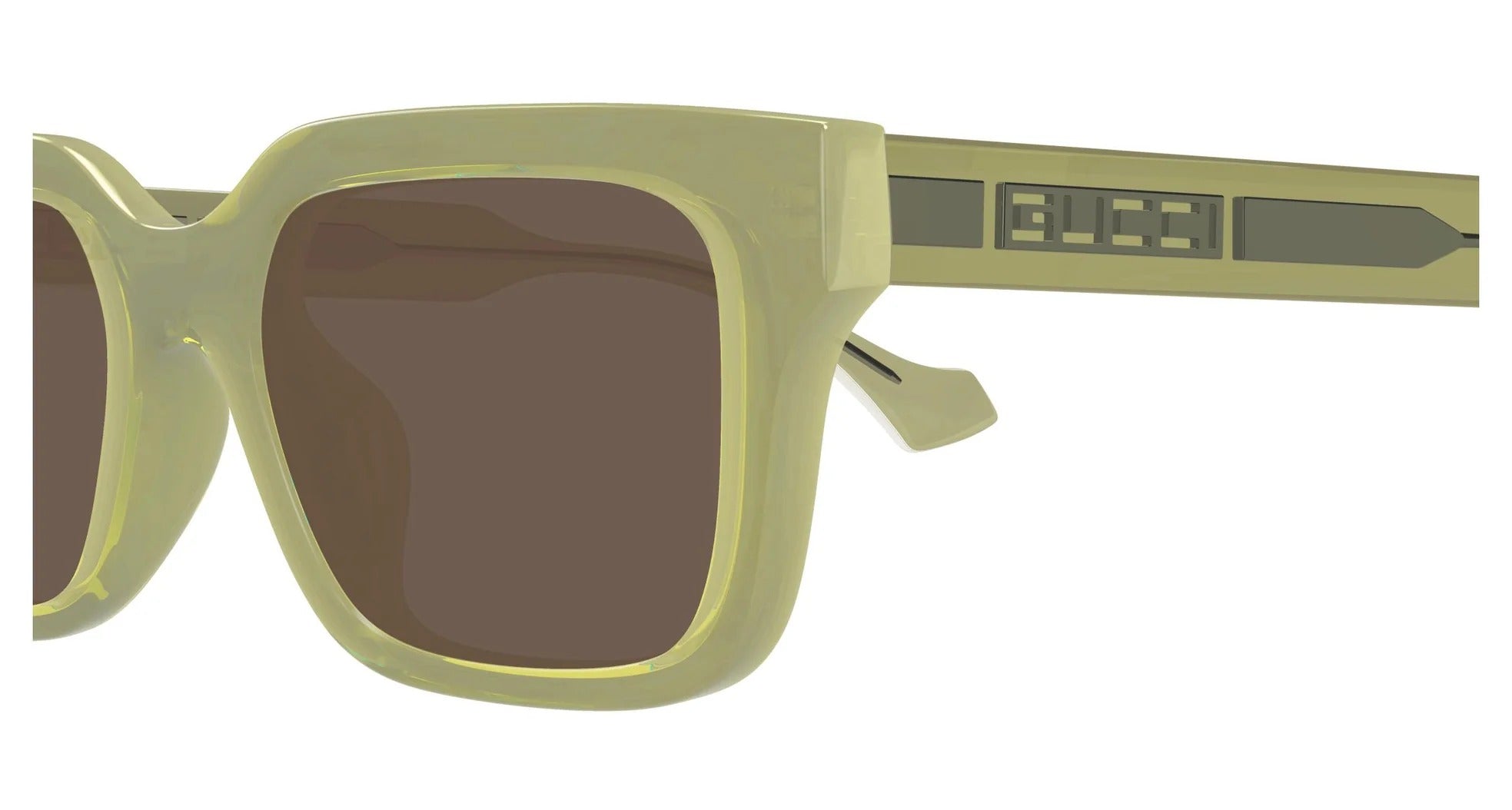 Sunglasses Gucci GG1732SK 003 Green Green Brown 55/20/145