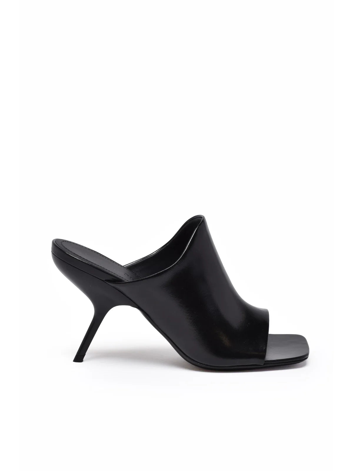 Era Leather Mules - Black