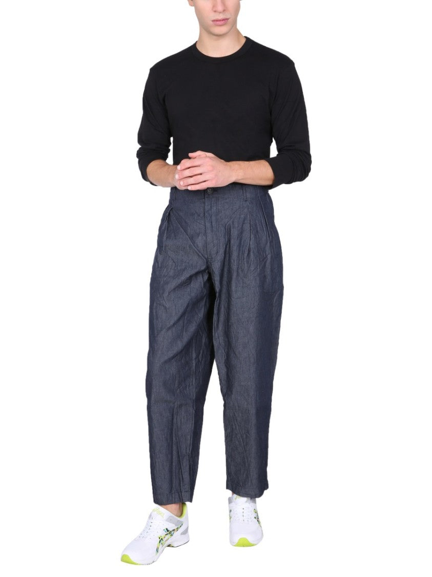 Relaxed Silhouette Straight Fit Trousers