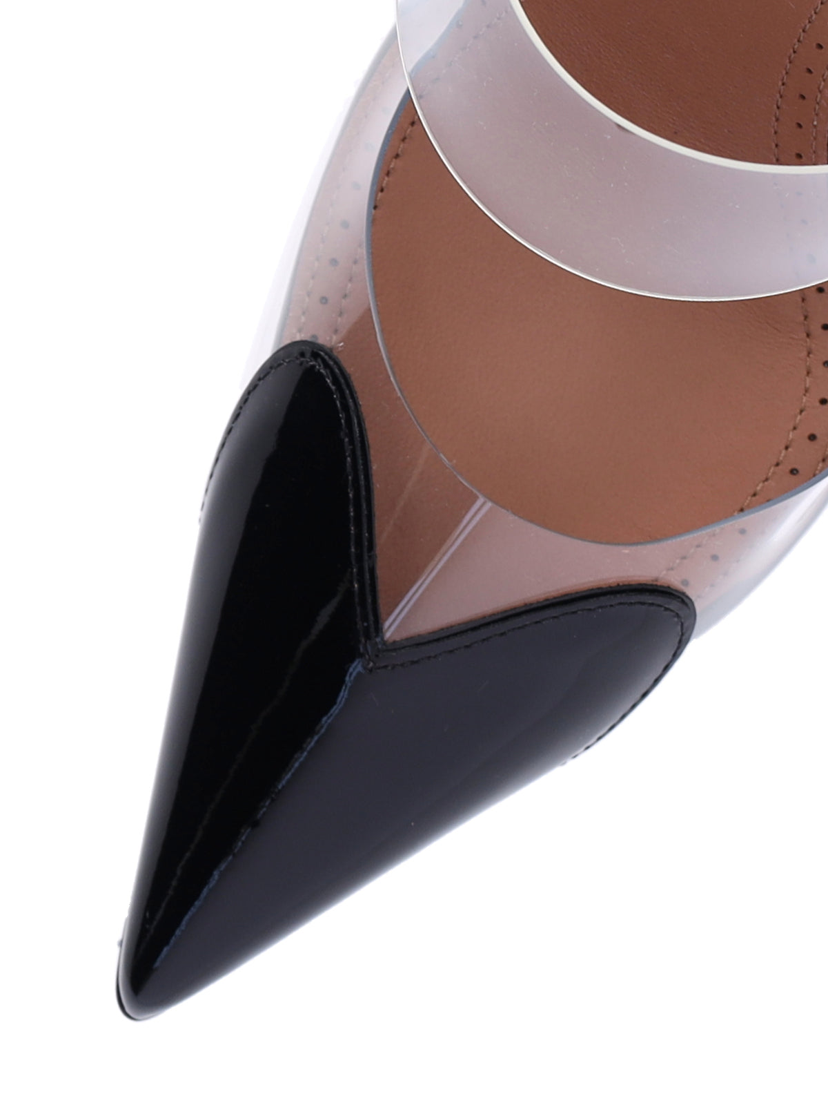 Black Le Cœur Heart Leather Mules
