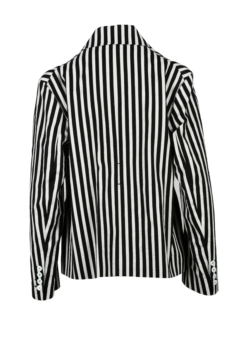 Tailored Jacket - Black/Beige