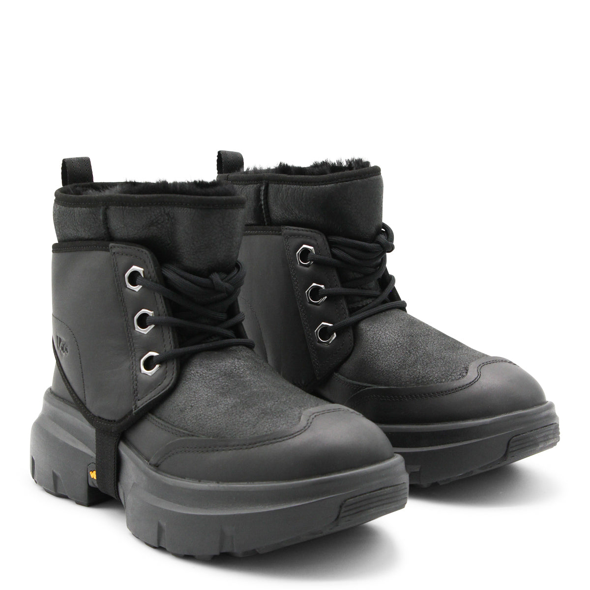 Round Toe Lace-Up Boots
