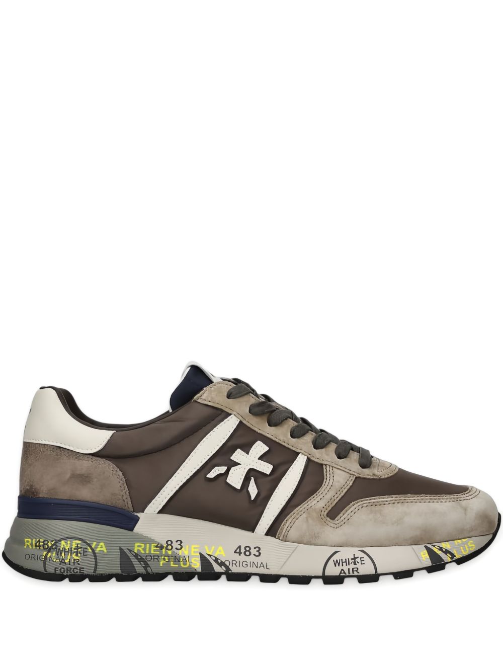 Low-Top Sneakers with Grey Suede