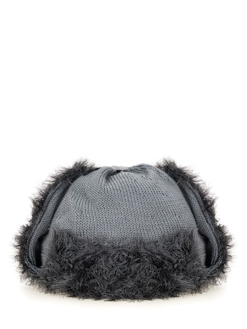 Wool Knit Aviator Hat