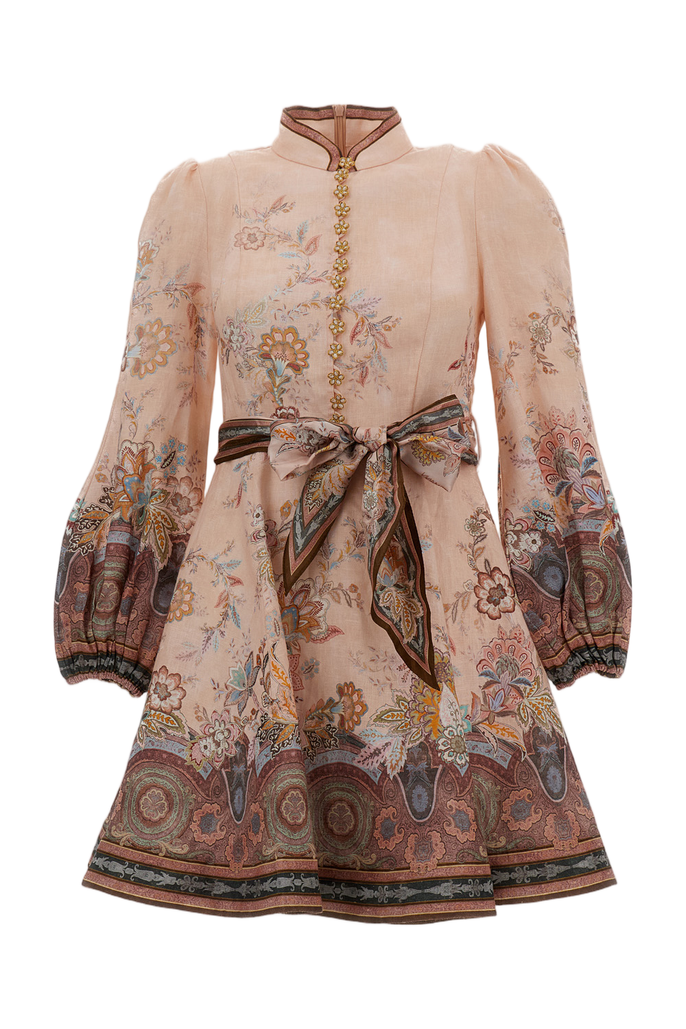 Alchemy Button Mini Dress