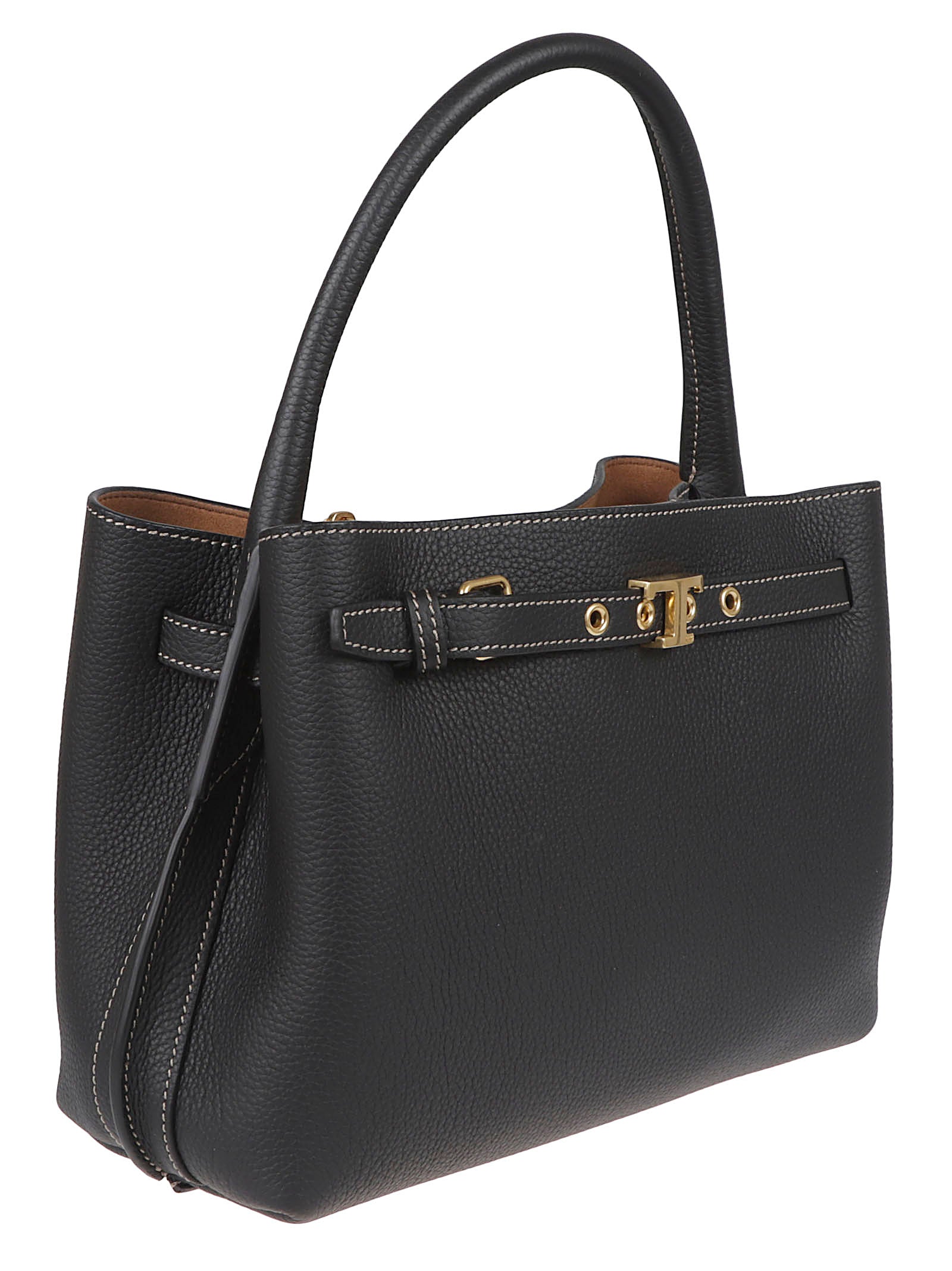 Structured Black Handbag