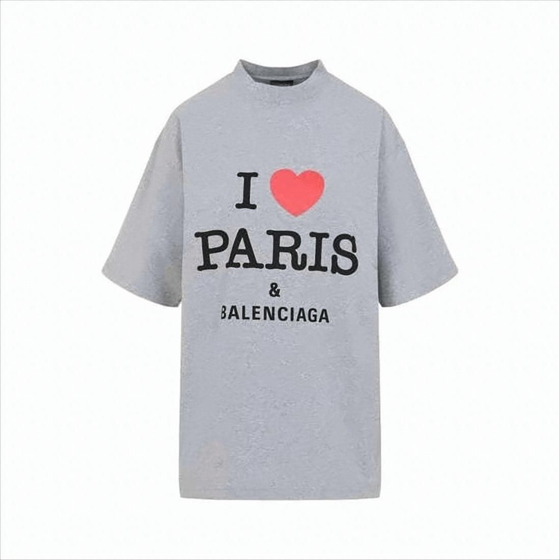 Graphic Short-Sleeved T-Shirt With Heart Detail