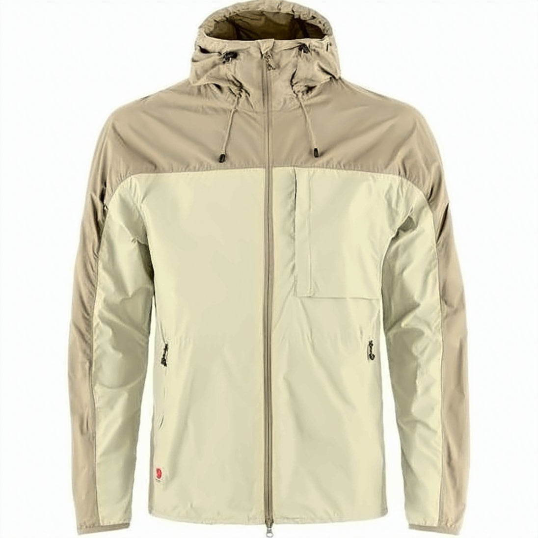 Lightweight Two-Tone Jacket with Adjustable Hood