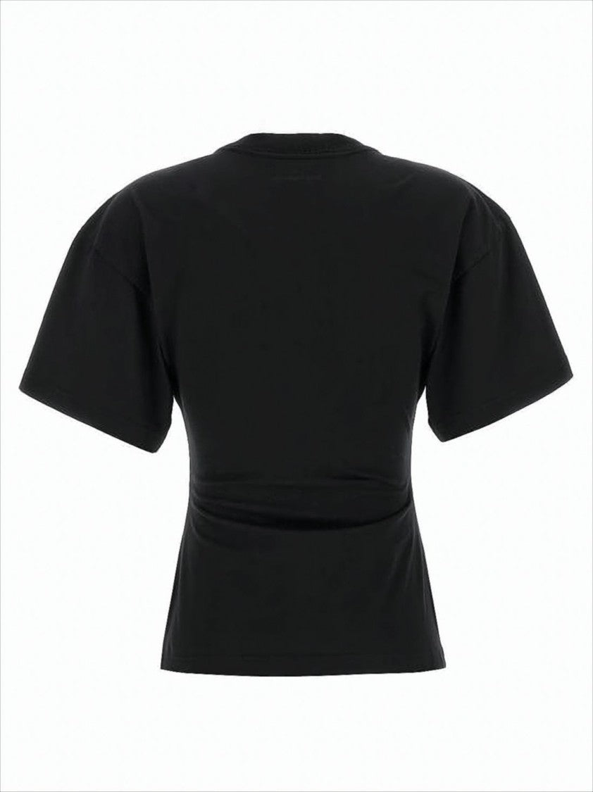 Fitted Short-Sleeve T-Shirt with Subtle Logo Detail