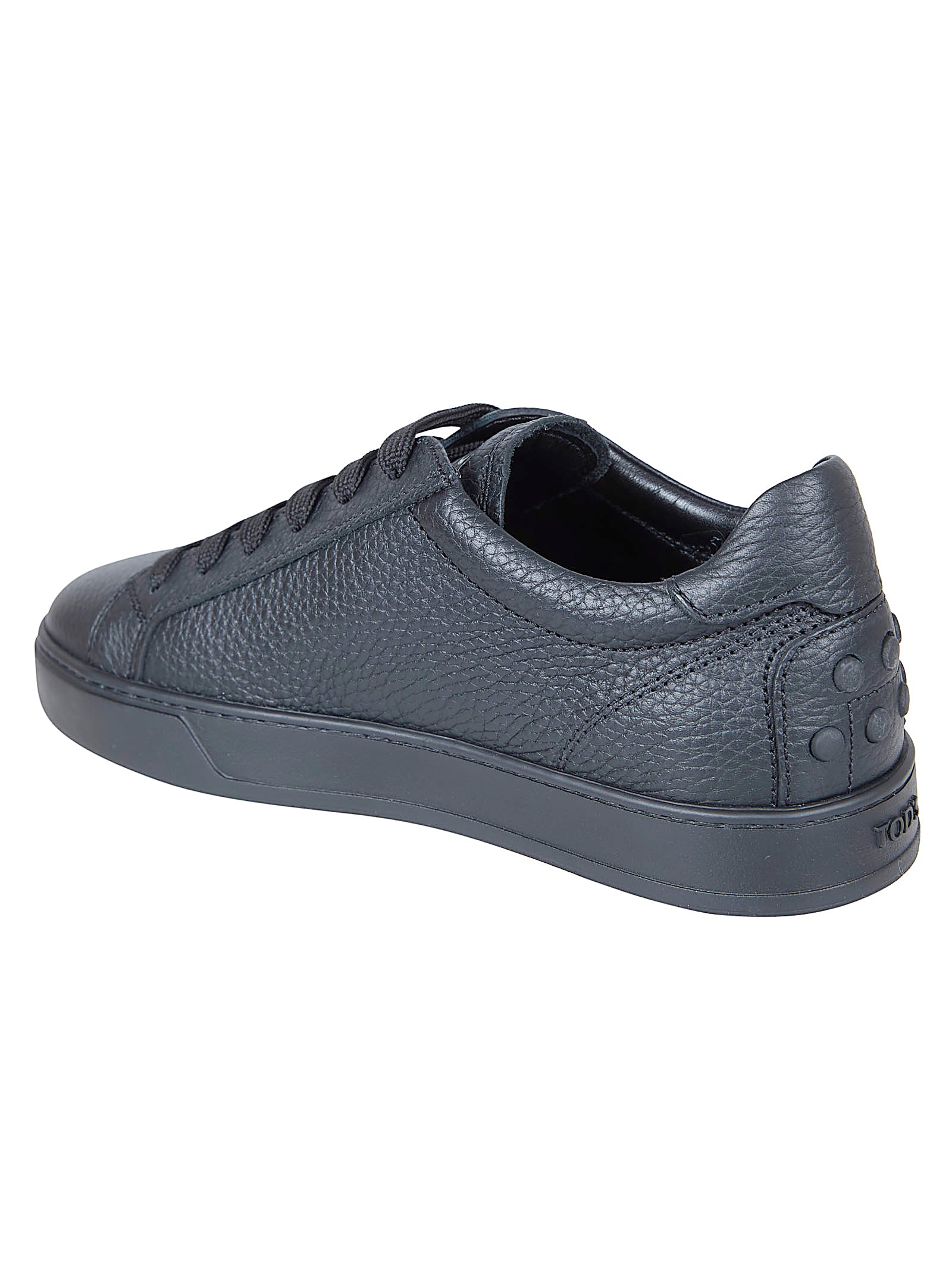 Calfskin Leather Sneakers with Glossy Finish