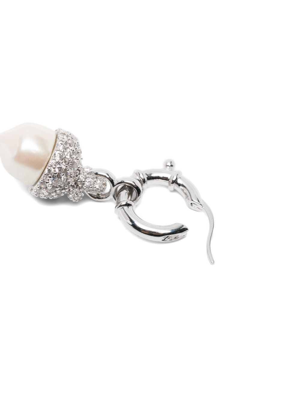 Elegant Silver-Tone Hoop Earrings