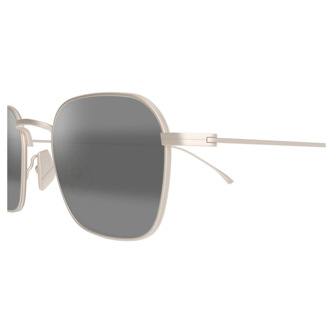 Mekala Rectangular Metal Frame Sunglasses with Matte Finish