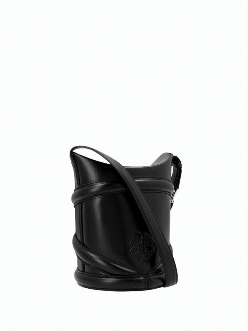 Structured Crossbody Bag with Unique Wrap-around Strap Detail
