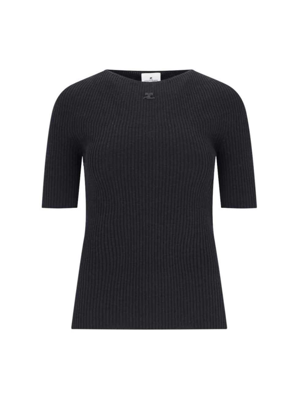 Solar Light Logo Sweater In Black