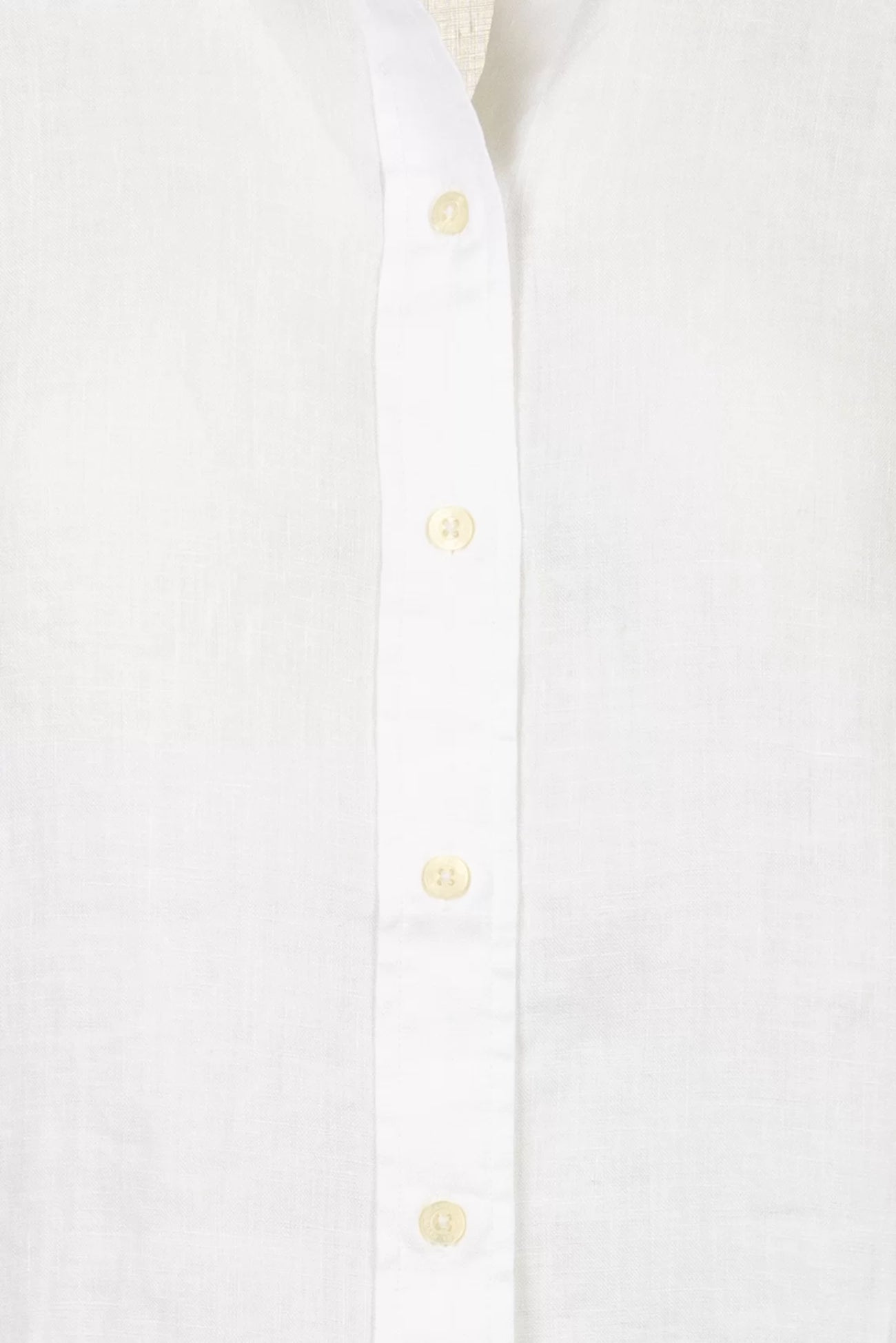 White Karrie Tissue Linen Button Shirt
