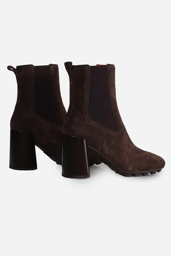 H695 Ankle Boots In Calfskin Suede