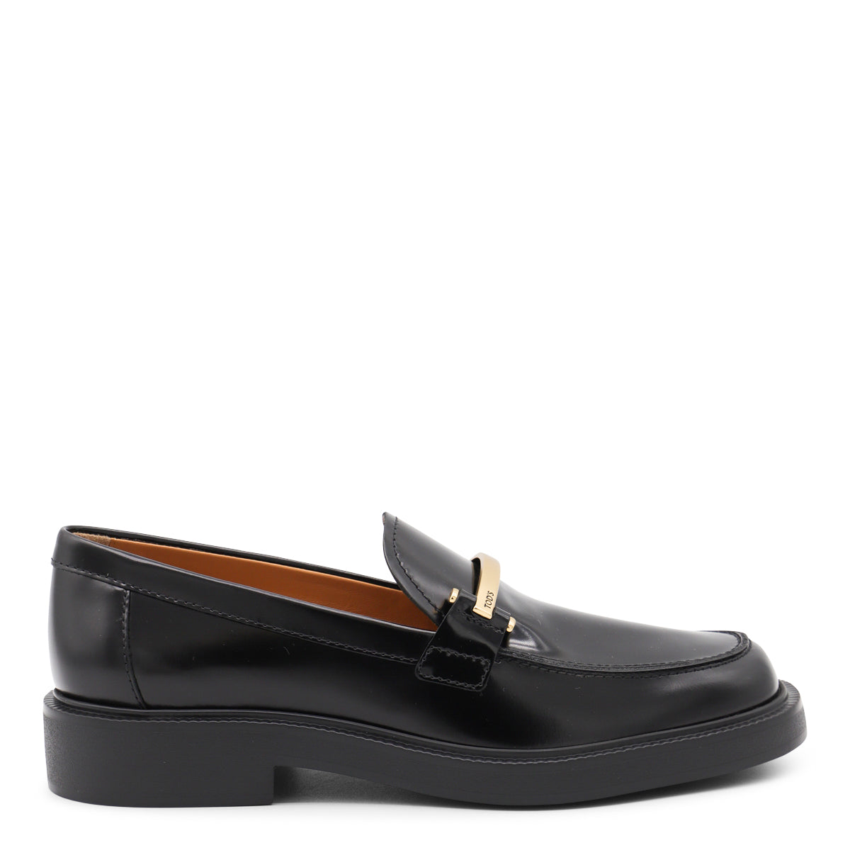 Black Leather Loafers