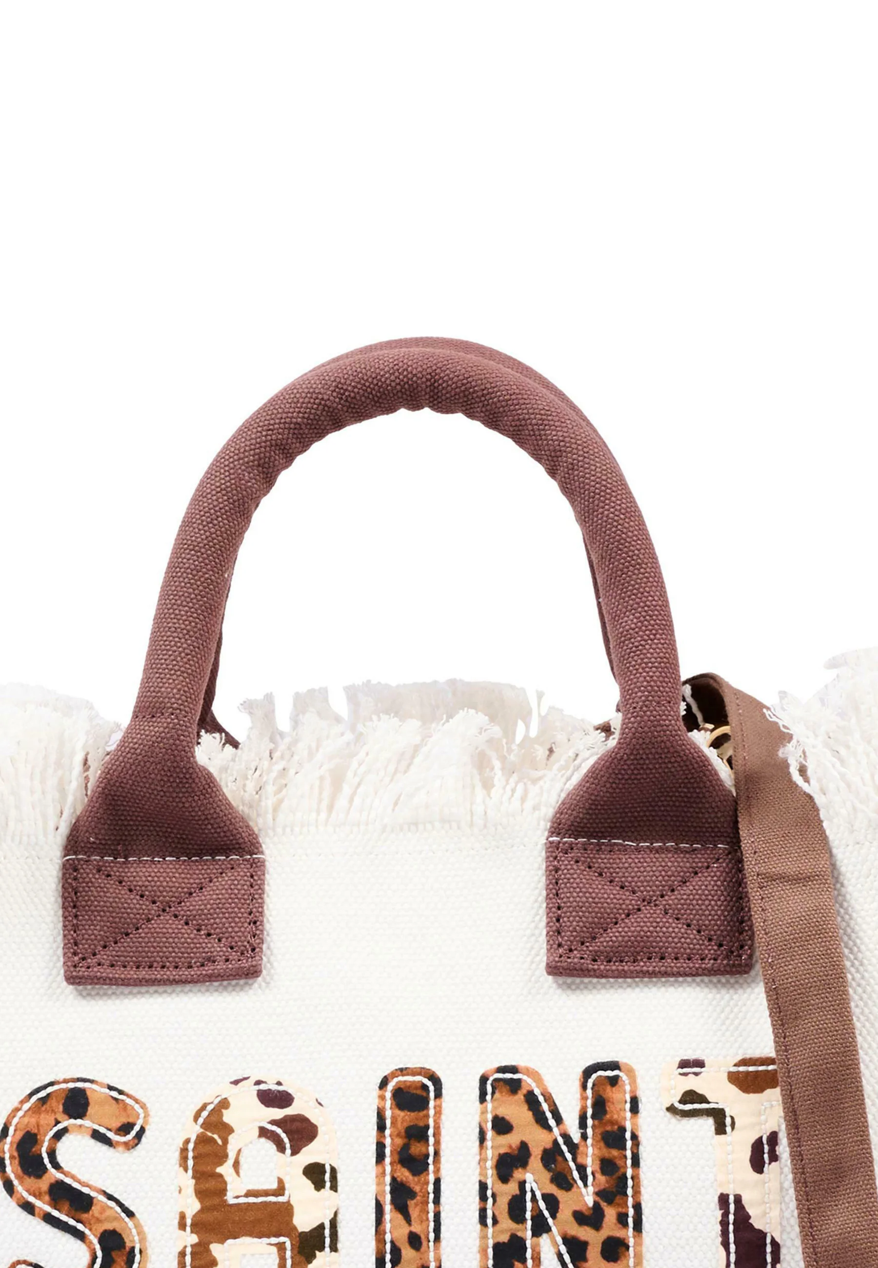 White Colette Cotton Handbag