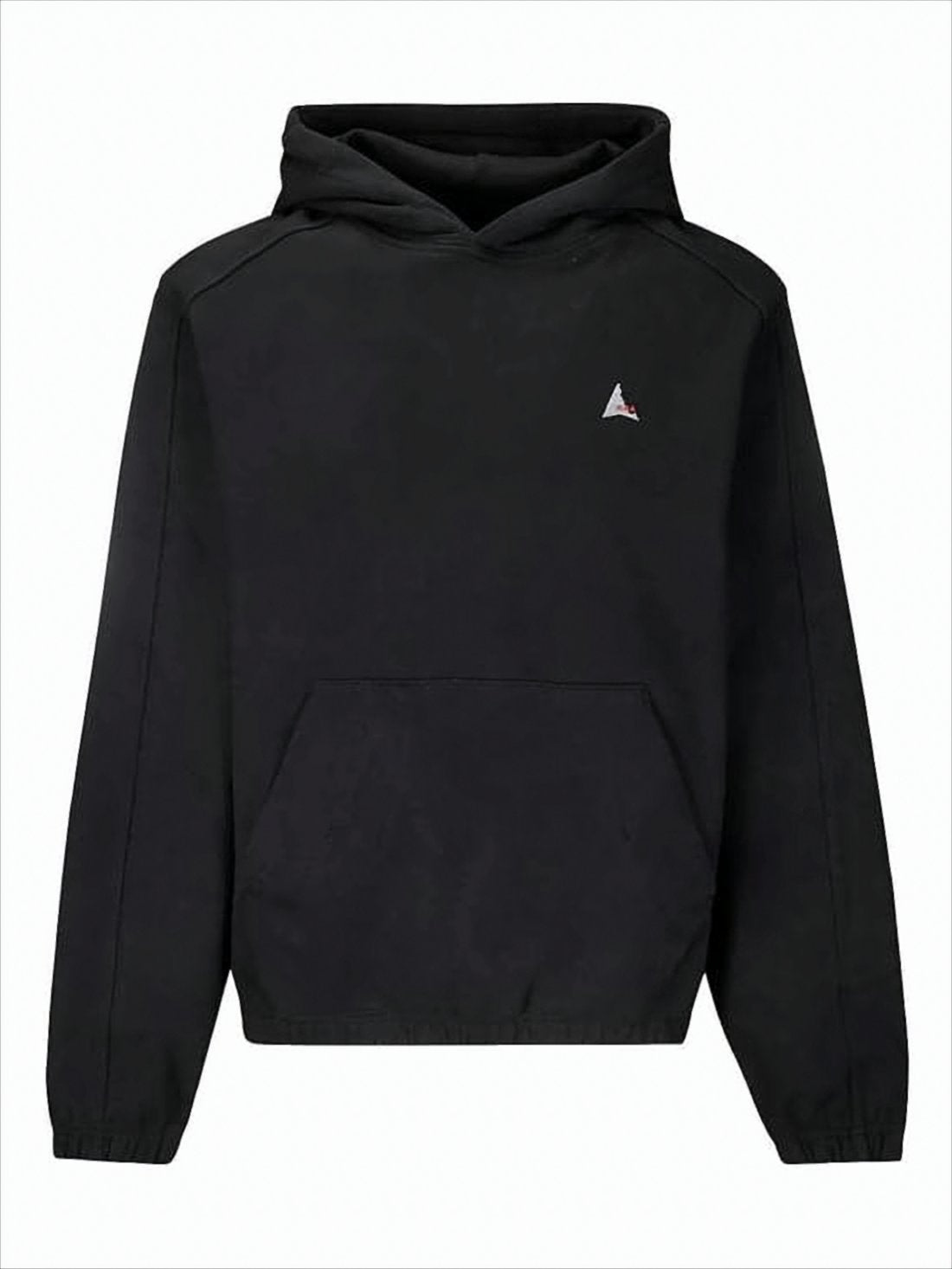 Relaxed-Fit Long-Sleeve Hoodie with Kangaroo Pocket