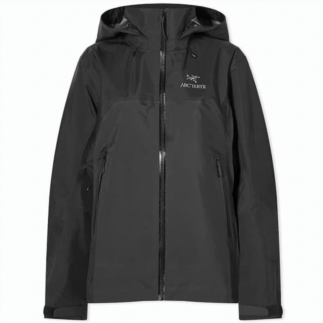 Hooded Black Nylon Arc'teryx Jacket