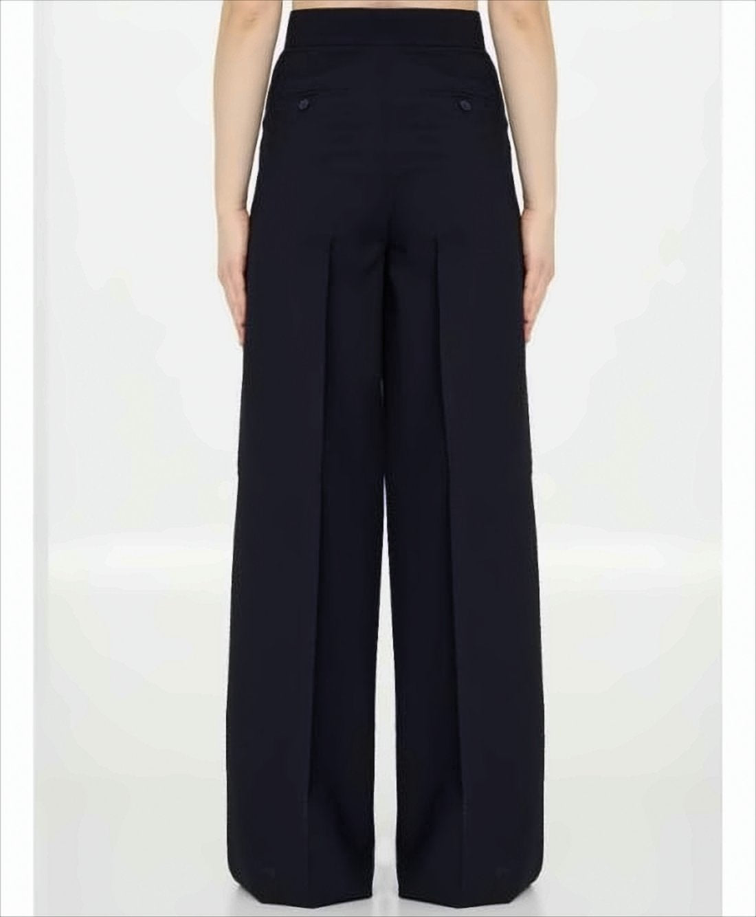 Wide-Leg Suit Pants with Tailored Fit