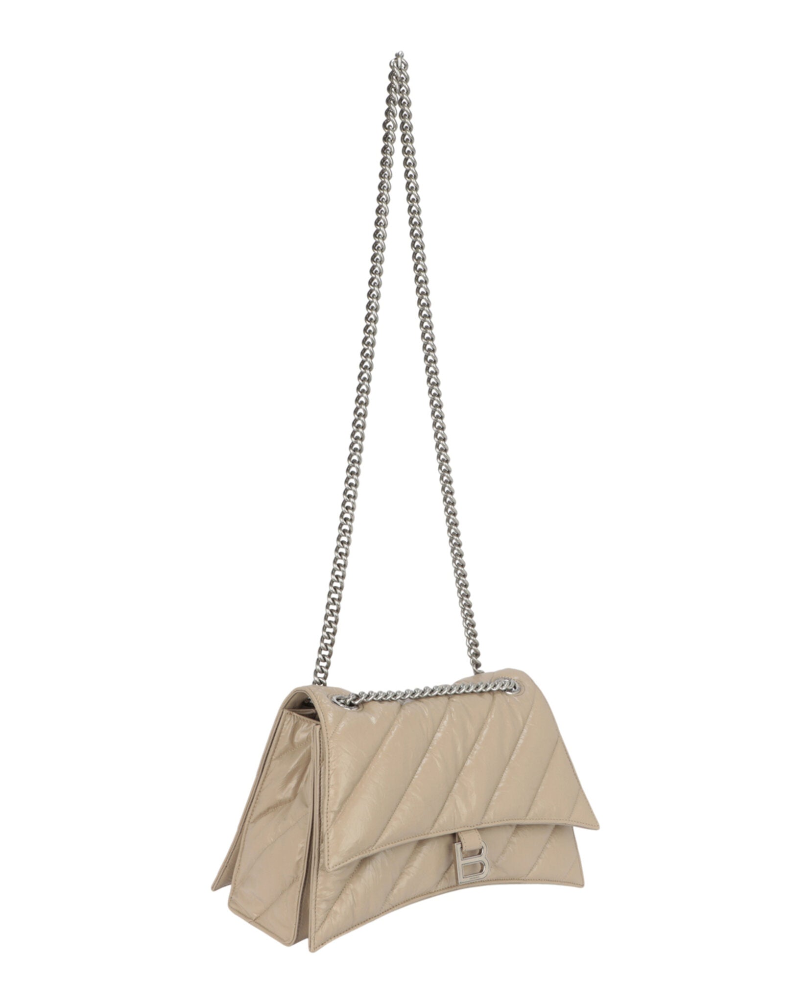 Crush Quilted Chain Shoulder Bag