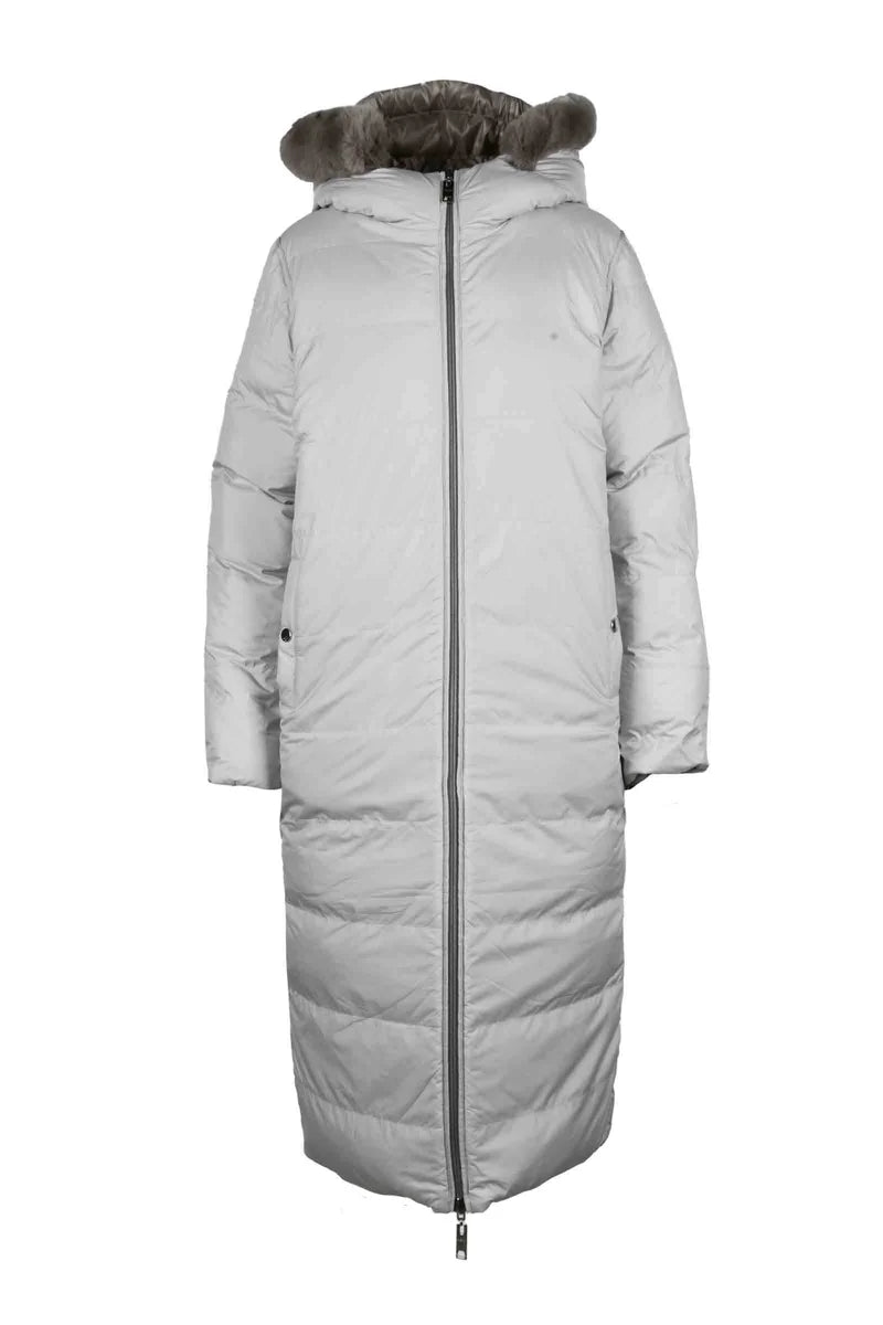 Short Down Jacket - Grey