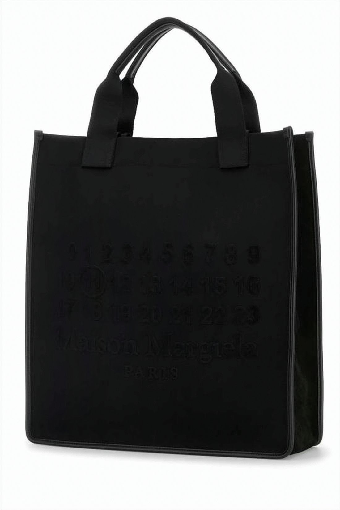 Structured Black Tote Bag