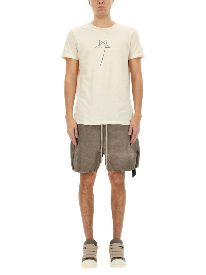 Zippered Bermuda Shorts