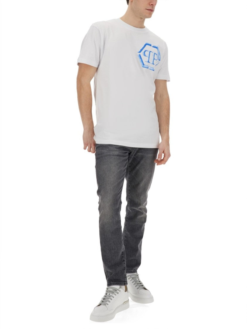 Logo-Emblazoned Cotton T-Shirt With Crew Neck