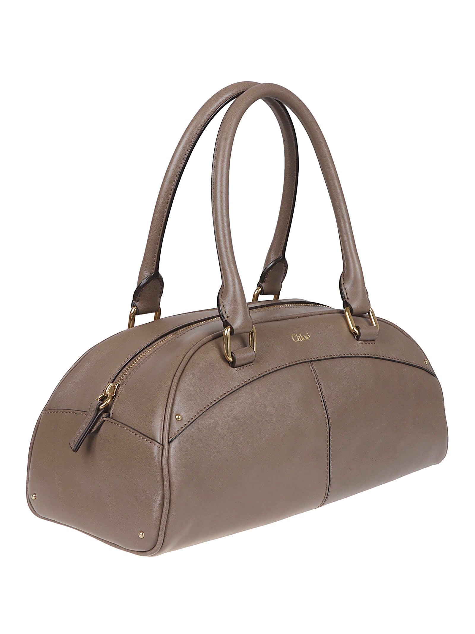 Structured Bowling Bag in Smooth Calf Leather