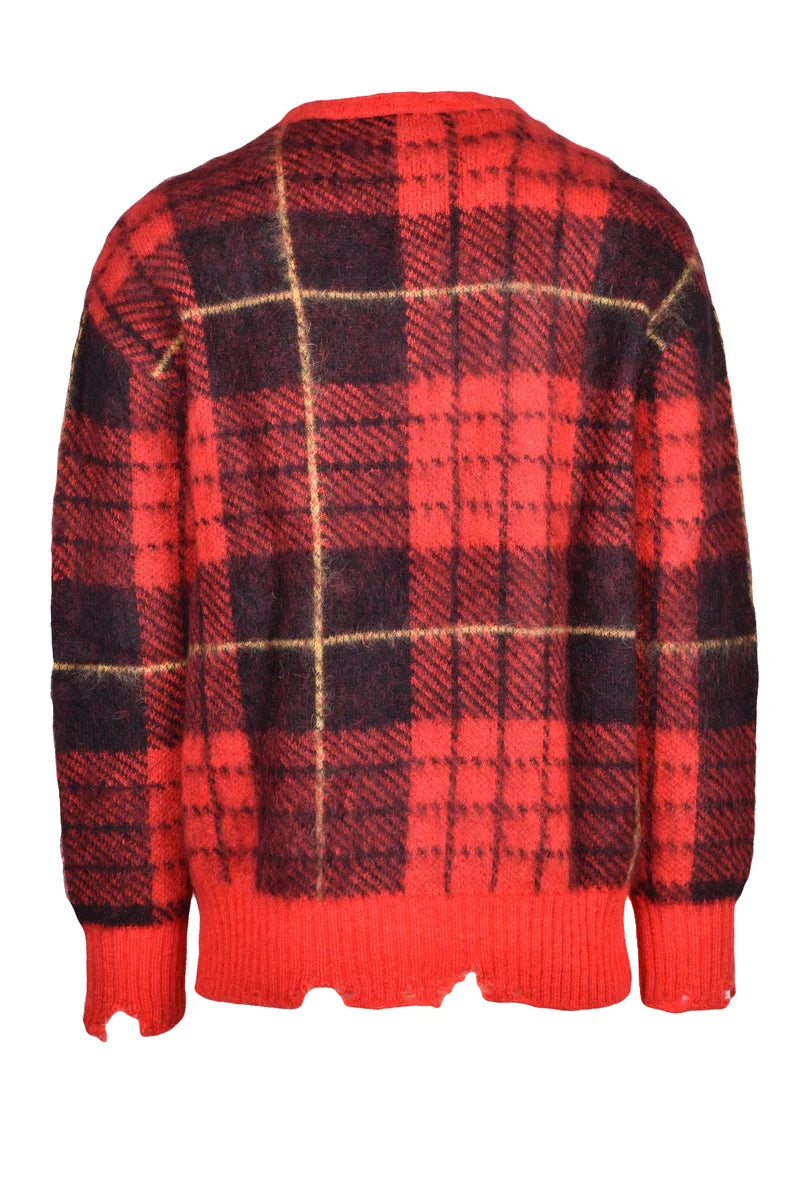 Mohair Silk Sweater - Red
