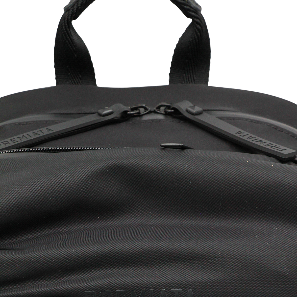 Matte Black Backpack with Padded Straps