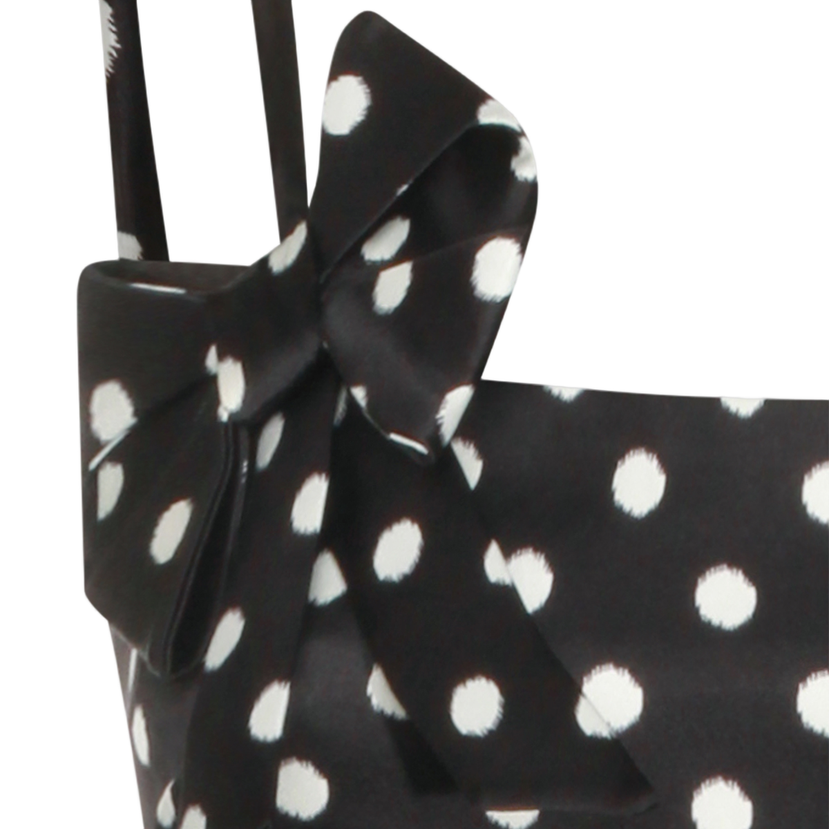 Mini Black Polka Dot Dress